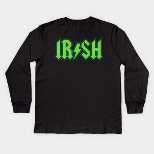 Irish Rock Star Kids Long Sleeve T-Shirt